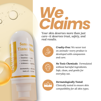 SPF 50 PA+ Sunscreen Tinted Matte  (50ml)