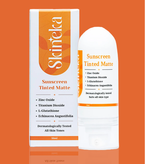 SPF 50 PA+ Sunscreen Tinted Matte  (50ml)